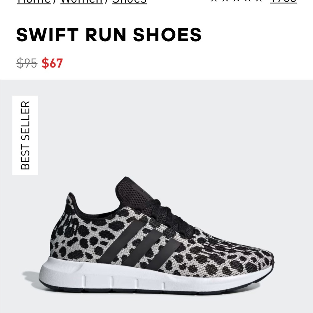 EUC Adidas Swift Run